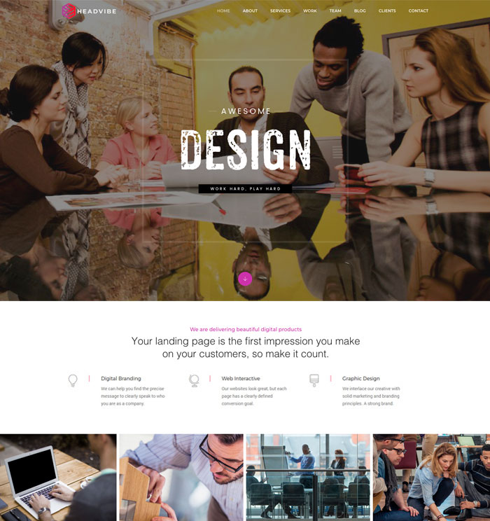 website design one page Brighton
