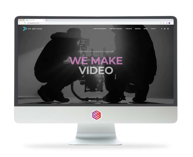 Agency website design portfolio preview Brighton Sussex