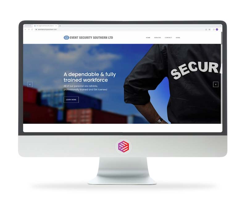 Business services website design portfolio preview Brighton Sussex